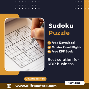 Read more about the article Make Money with Amazon KDP: A Comprehensive Guide to Publishing a Sudoku Puzzle Book with 100% Free to Download With Master Resell Rights