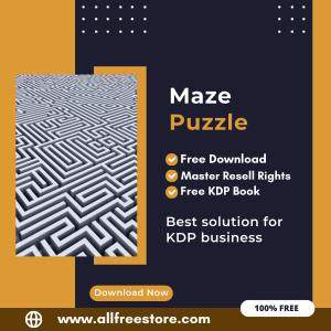 Read more about the article 100% Free Maze Puzzle Book for Selling on Amazon KDP and Earn Money Online with master resell Rights